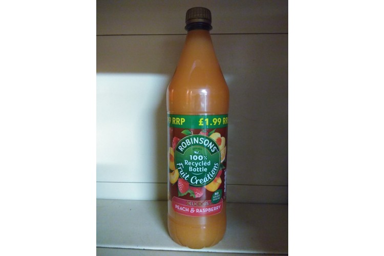 Robinsons Fruit Creations Peach & Raspberry 1Le 