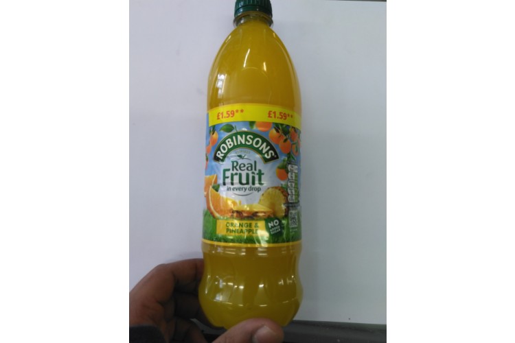 Robinsons Real Fruit Orange & Pineapple 900ml