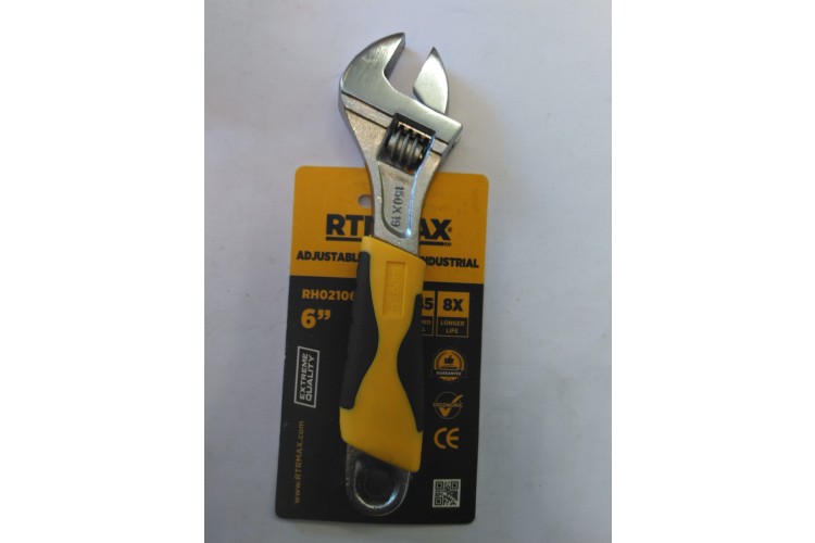 RTRAMAX Adjustable Wrench Industrial 6