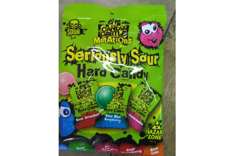 Seriously Sour Hard Candy 56g The Candy Castle Mutations