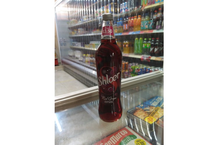Shloer Red Grape Sparkling Fruit Drink 500ml