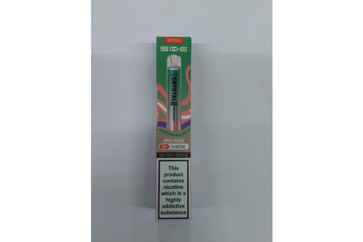 Ske Crystal Apple Peach 600puffs