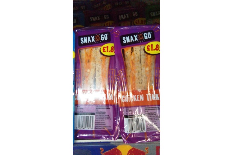 Snax On The Go Chicken Tikka Mayo Sandwich