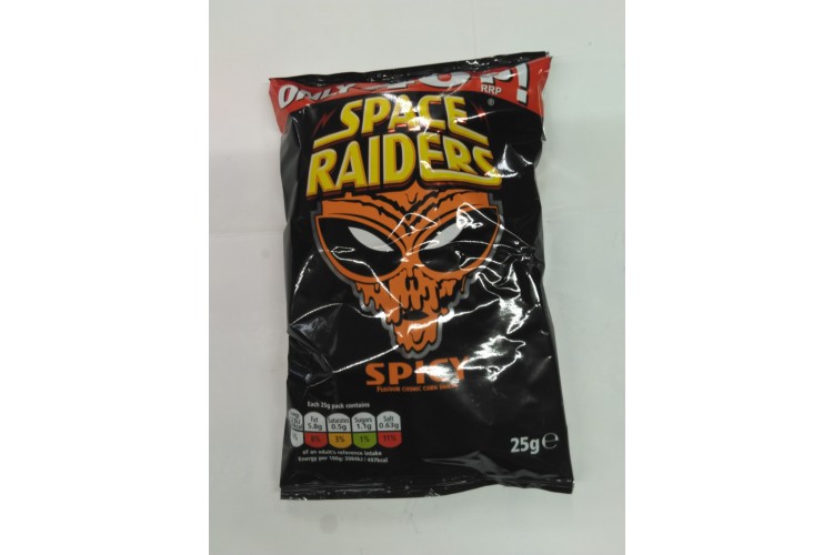 Space Raiders Spicy 25g PM 40p