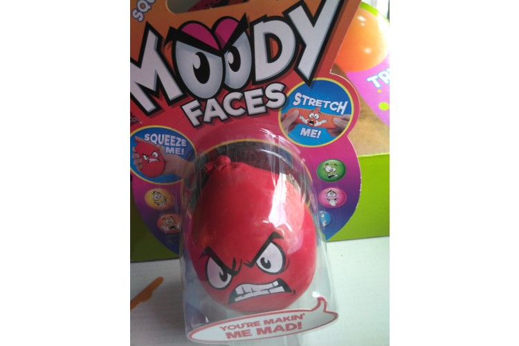 Squishy Stress Ball Moody Faces