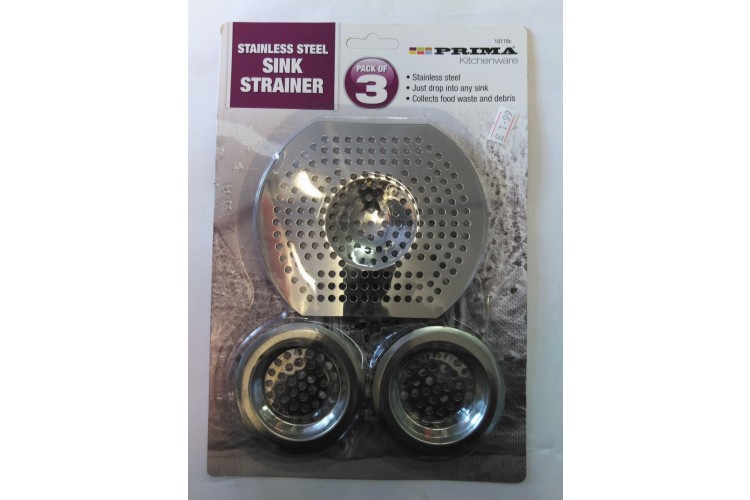 Stainless Steel Sink Strainer 3 Pack