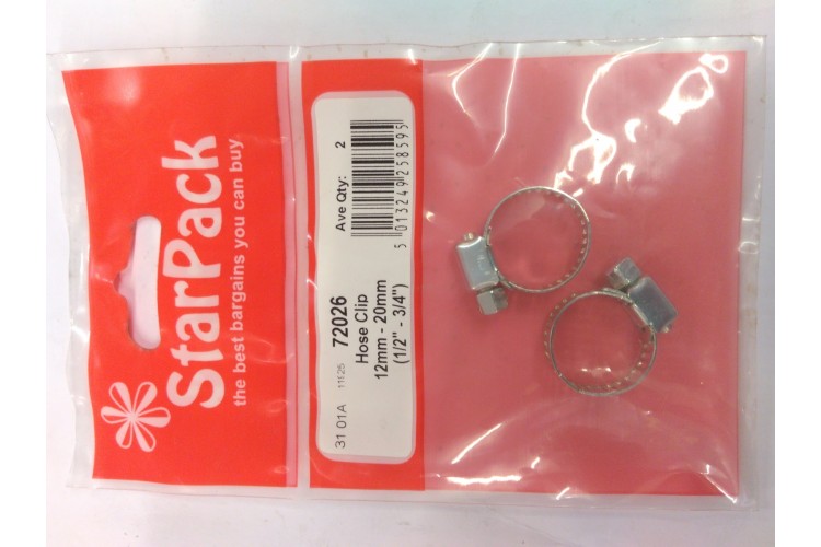 Star Pack Hose Clip 12mm - 20mm
