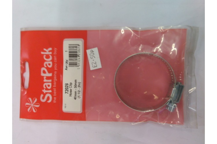 Star Pack Hose Clip 40mm - 50mm