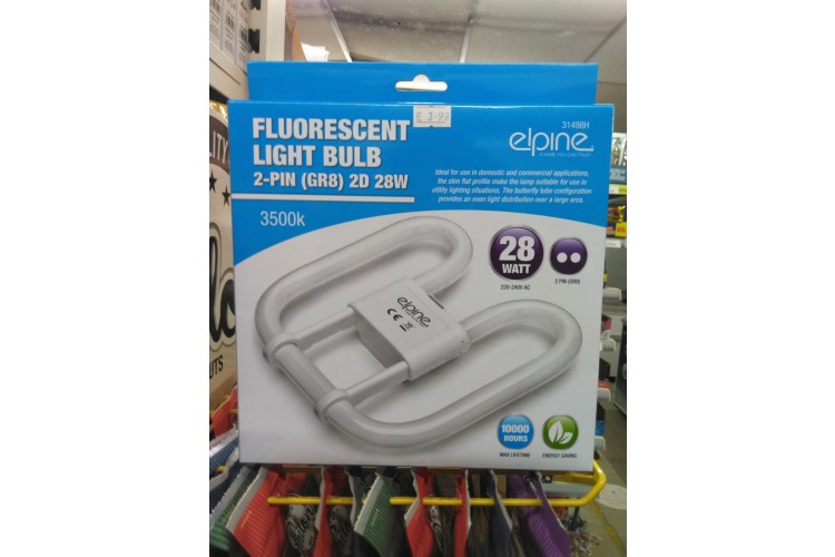 Status 2D Tube 4 Pin 28W=138W 2050 Lumens