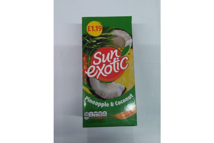 Sun Exotic Pineapple & Coconut 1 Litre £1.19