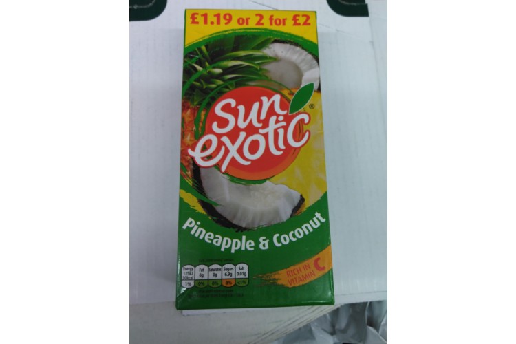 Sun Exotic Pineapple And Coconut Drink 1 Litre pm2f2