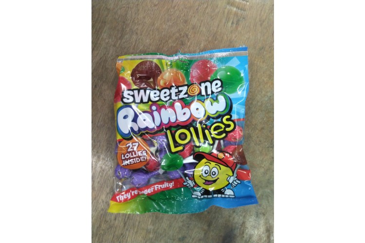 Sweetzone Rainbow Lollies 182g