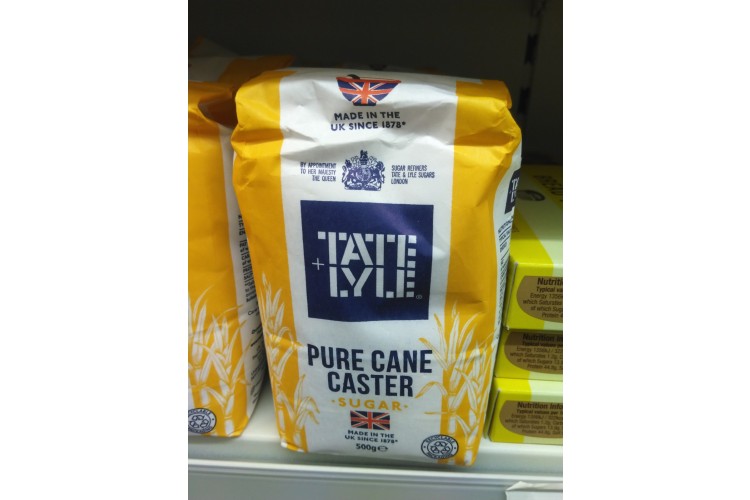 Tate Lyle Pure Cane Caster Sugar 500g