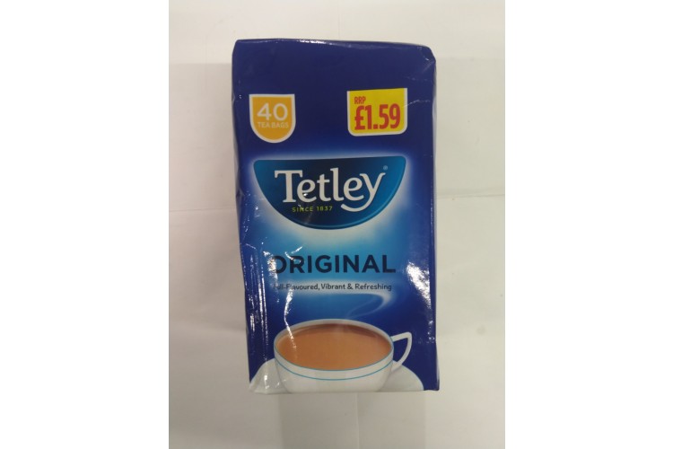 Tetley Original 125g 40 Tea Bags