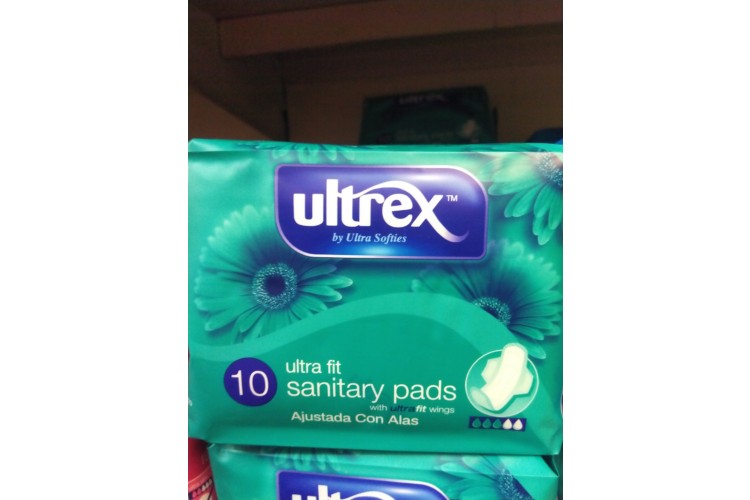  Ultrex Ultra Fit Sanitary Pads With Ultra Fit Wings 8 Pads