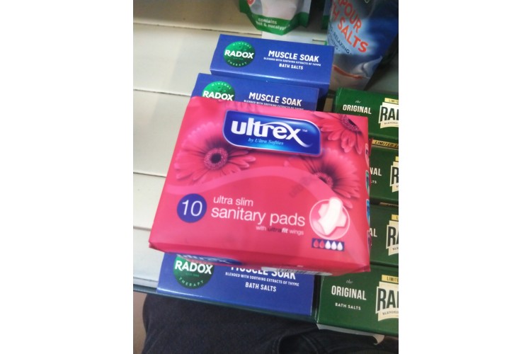 Ultrex Ultra Fit Sanitary Pads With Ultra Slim Wings 8 Pads