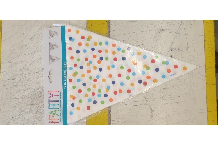 Unique Party Flag Banner 12ft