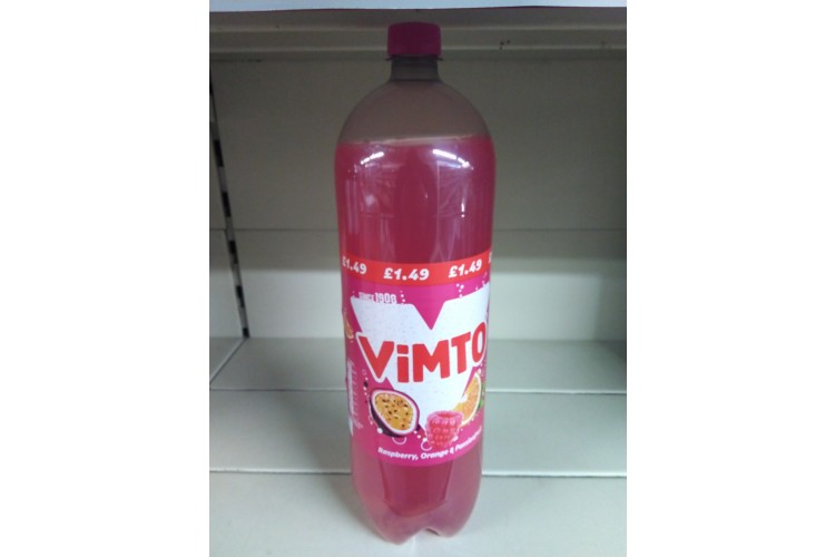 Vimto Raspberry,Orange & Passionfruit PM 1.49  2 Litre