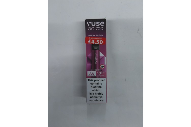 Vuse Go 700 Berry Blend  Upto 700 Puffs PM 4.50