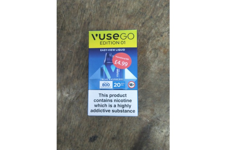 Vuse Go Edition 01 Blue Rasberry Upto 800 Puffs 20 mg