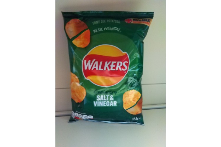 Walkers Seriously Salt & Vinegar 32.5g