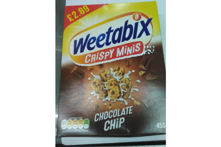 Weetabix Crispy Minis Chocolate Chip 450g