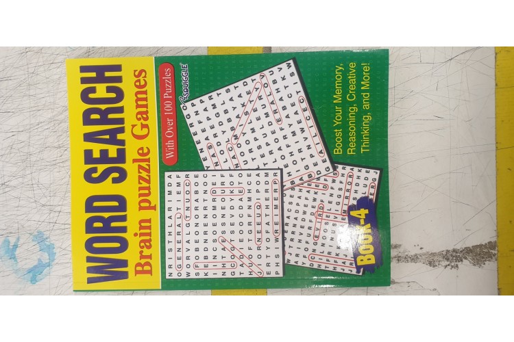 Word Search Brain Puzzle Games Book-4