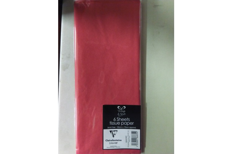 Wrap & Roll 6 Sheets Tissue Paper 50cm x 70cm 